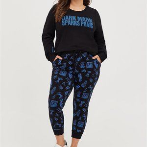 Torrid Harry Potter Cropped Jogger and Strappy Sweatshirt